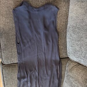 Elegant Navy Sleeveless Dress